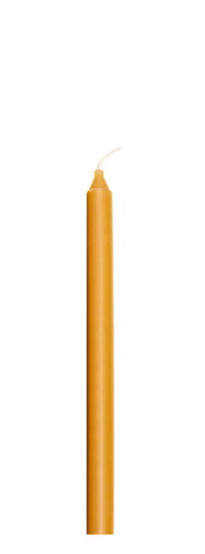 Pure beeswax candles | 1/2 x 5